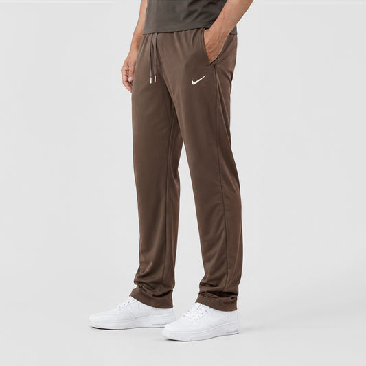 Men's Premium Straight-Leg Track Pants – Earth Brown | Stylfox