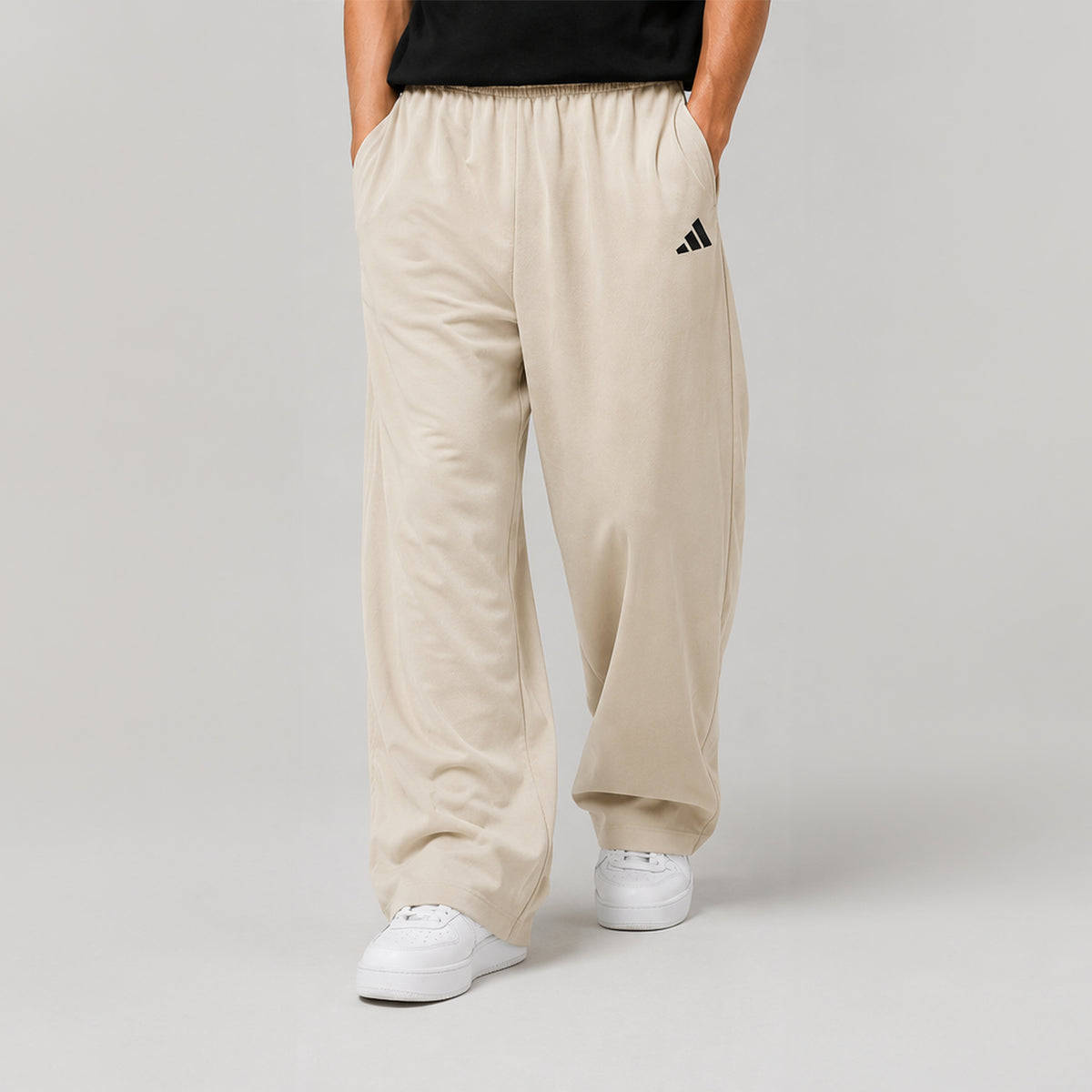 Men's Premium Baggy-Leg Track Pants – Desert Sand | Stylfox
