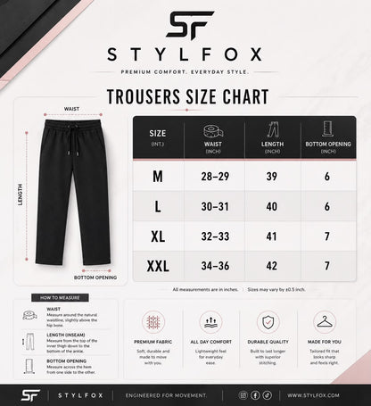 Men’s Imported Straight Fit , Breathable & Comfortable Trousers In Beige