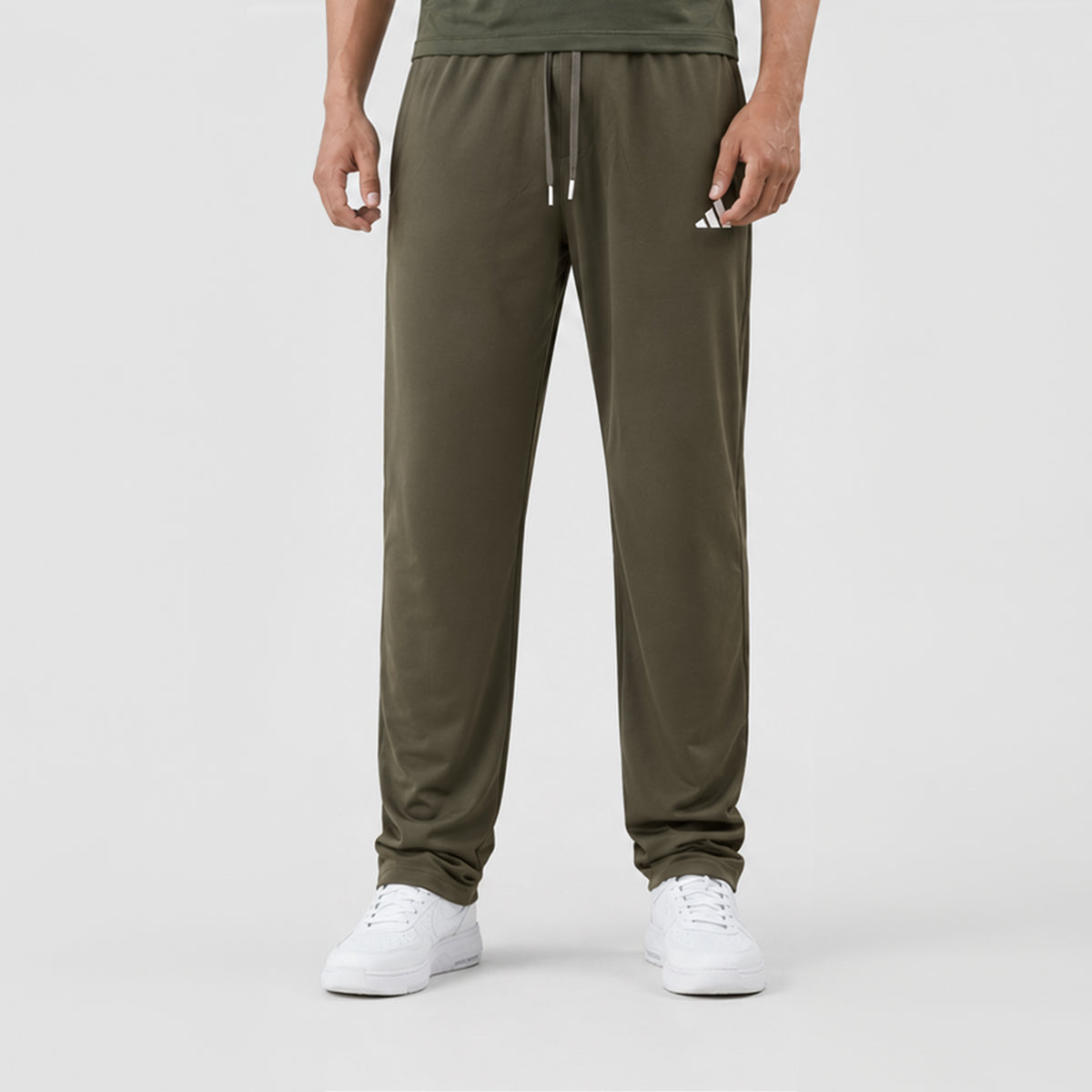 Men's Premium Straight-Leg Track Pants – Dark Olive | Stylfox