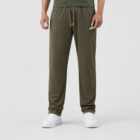 Men's Premium Straight-Leg Track Pants – Dark Olive | Stylfox