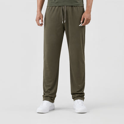 Men's Premium Straight-Leg Track Pants – Dark Olive | Stylfox