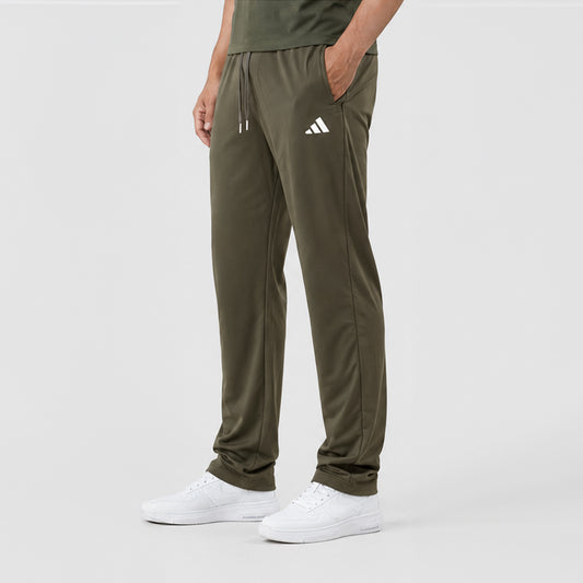 Men's Premium Straight-Leg Track Pants – Earth Brown | Stylfox