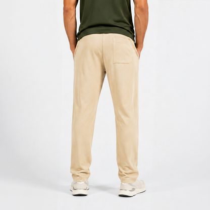 Men’s Imported Straight Fit , Breathable & Comfortable Trousers In Beige