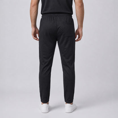 Men’s Lightweight Black Trousers – China Nylon Straight Fit | Stylfox