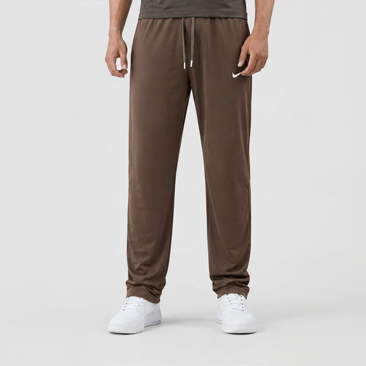 Men's Premium Straight-Leg Track Pants – Earth Brown | Stylfox