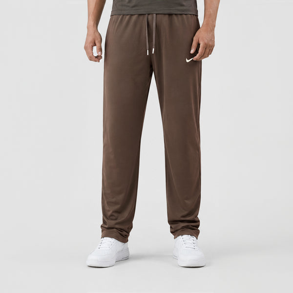 Men's Premium Straight-Leg Track Pants – Earth Brown | Stylfox