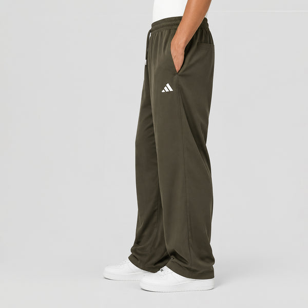 Men's Pro-Drape Baggy-Leg Track Pants – Cargo Olive | Stylfox