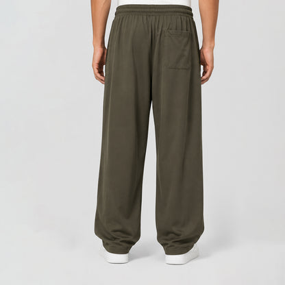 Men's Pro-Drape Baggy-Leg Track Pants – Cargo Olive | Stylfox