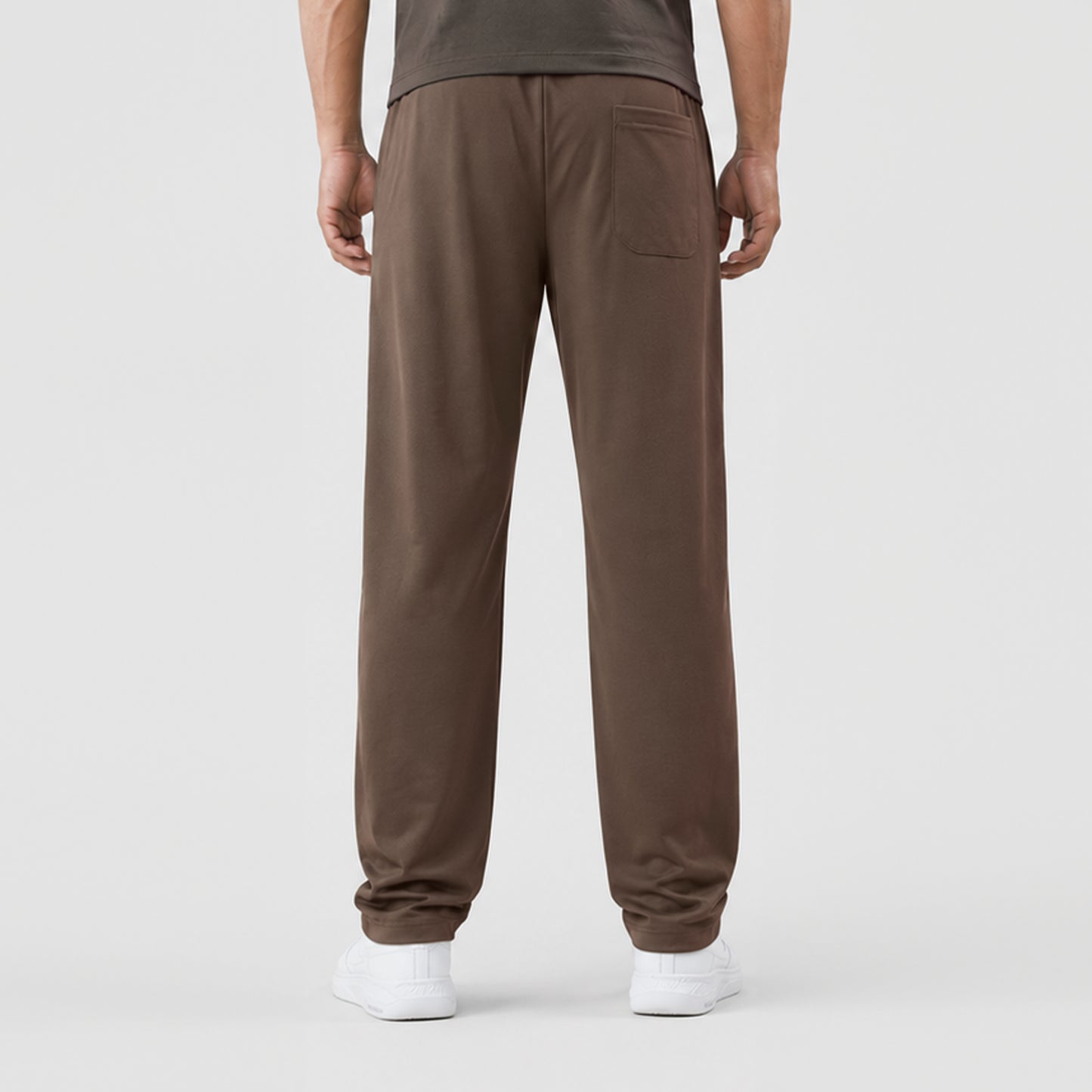 Men's Premium Straight-Leg Track Pants – Earth Brown | Stylfox