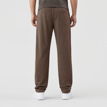 Men's Premium Straight-Leg Track Pants – Earth Brown | Stylfox