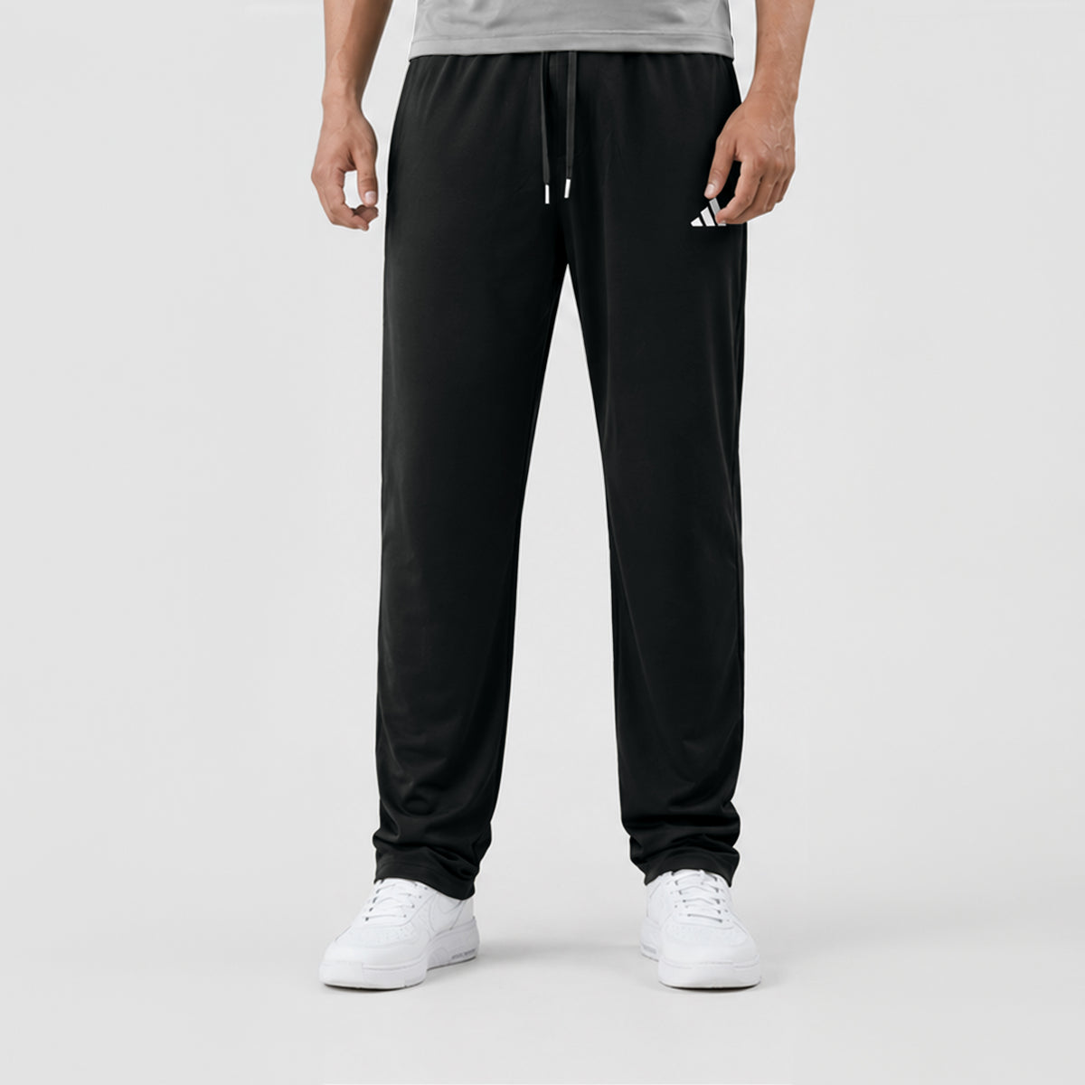 Men's Premium Straight-Leg Track Pants – Black | Stylfox