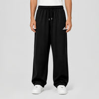 Men's Premium Baggy-Leg Track Pants – Stealth Black | Stylfox