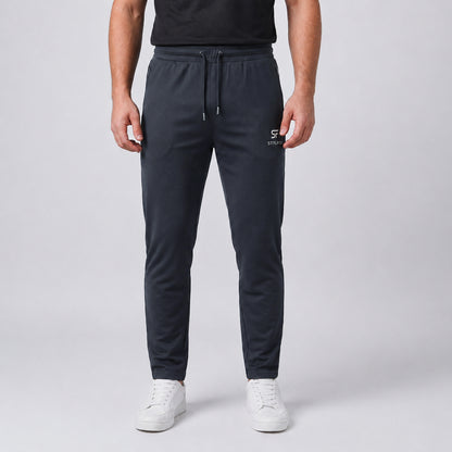 Men’s Lightweight Charcoal Trousers – China Nylon Straight Fit | Stylfox