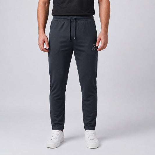 Men’s Lightweight Charcoal Trousers – China Nylon Straight Fit | Stylfox