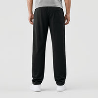 Men's Premium Straight-Leg Track Pants – Black | Stylfox
