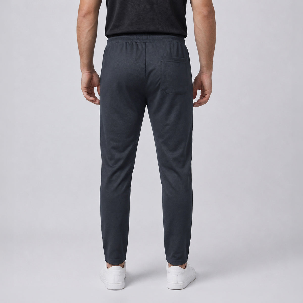 Men’s Lightweight Charcoal Trousers – China Nylon Straight Fit | Stylfox