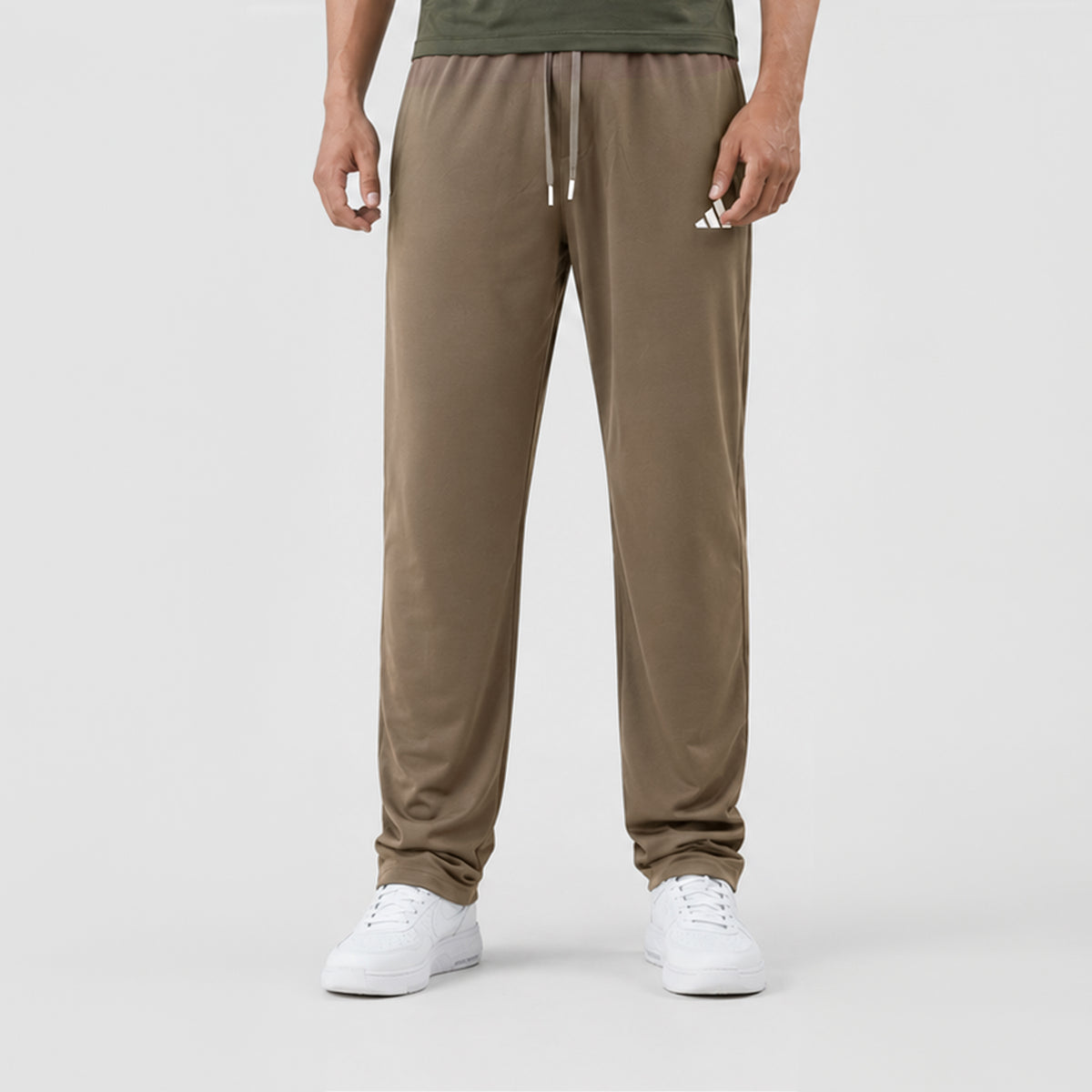 Men's Premium Straight-Leg Track Pants – Taupe Beige | Stylfox