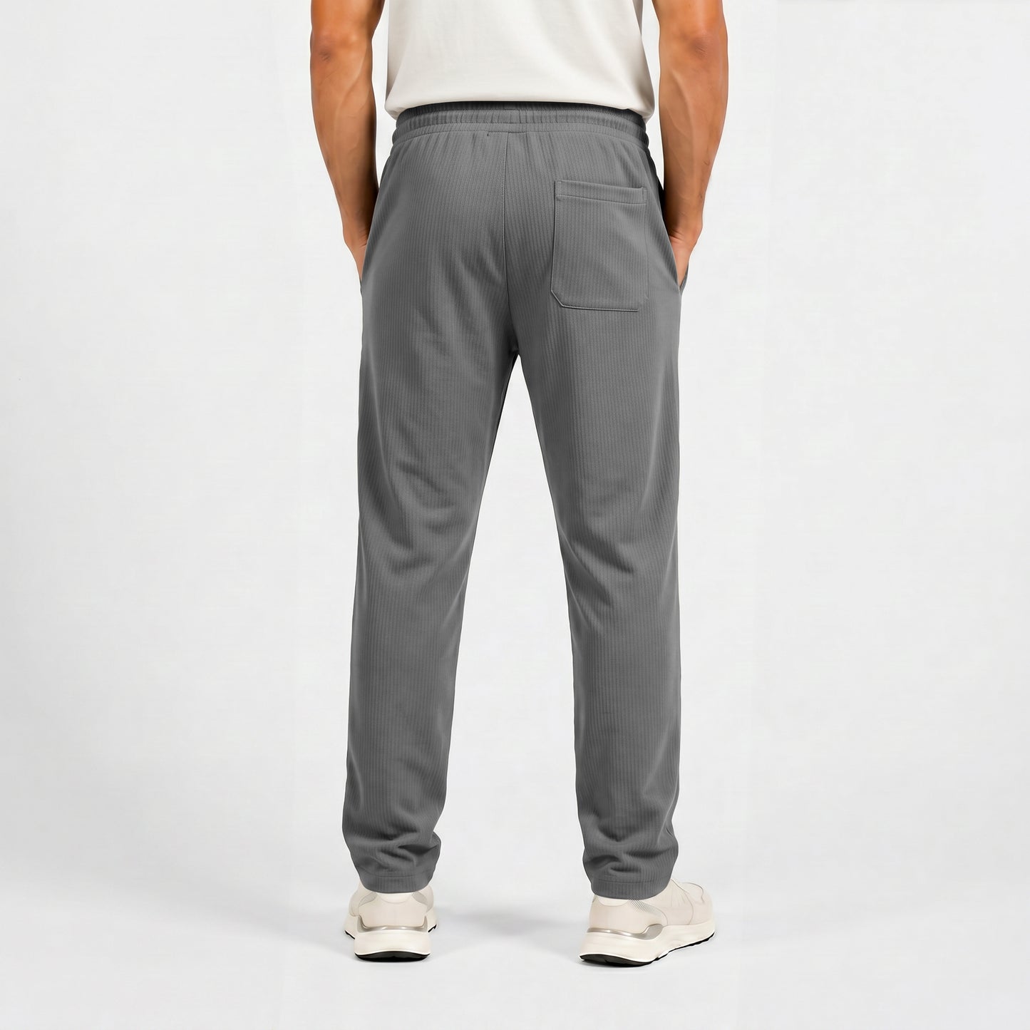 Men’s Imported Straight Fit , Breathable & Comfortable Trousers In Grey