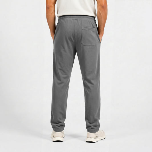 Men’s Imported Straight Fit , Breathable & Comfortable Trousers In Grey