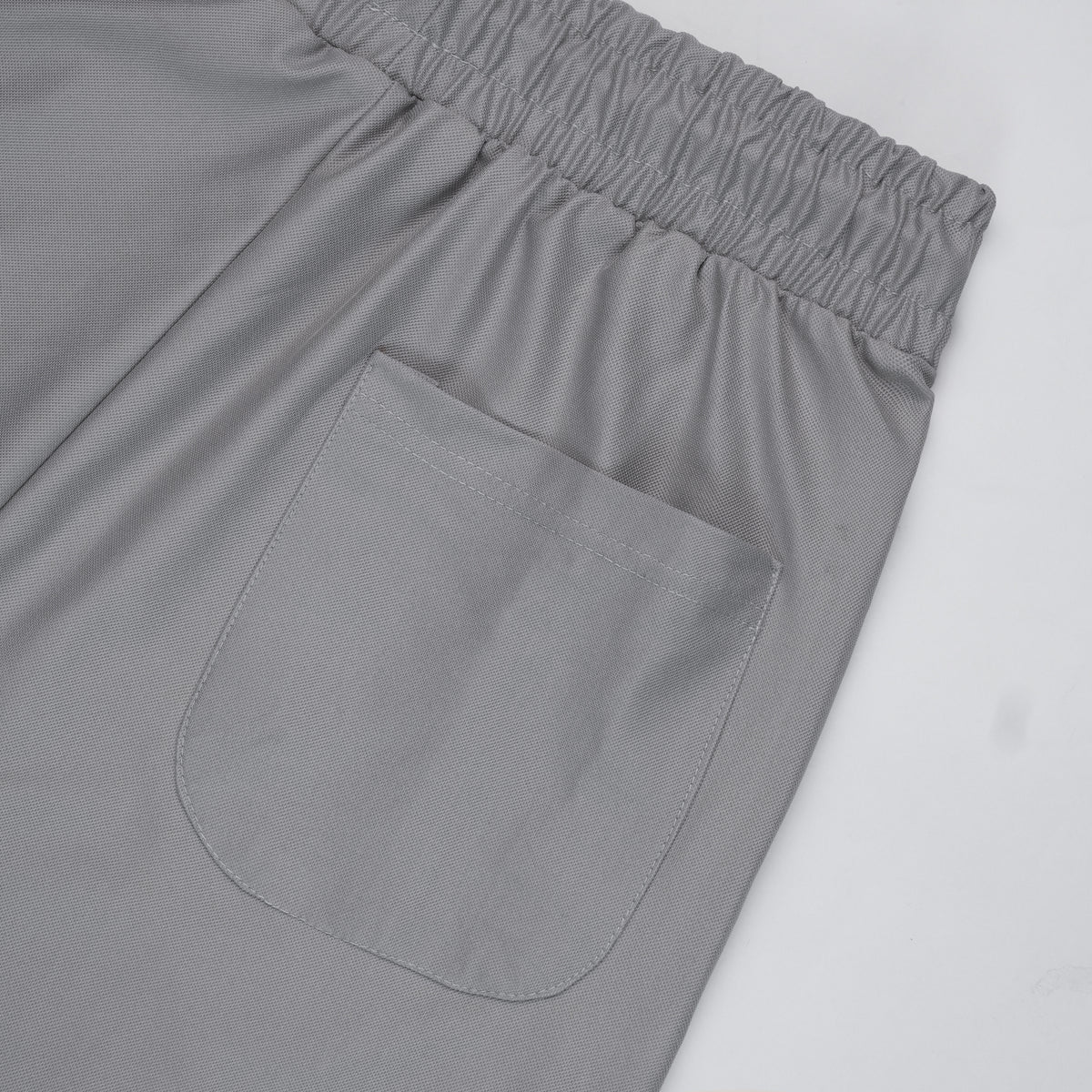 Men’s Lightweight Gray Trousers – China Nylon Straight Fit | Stylfox