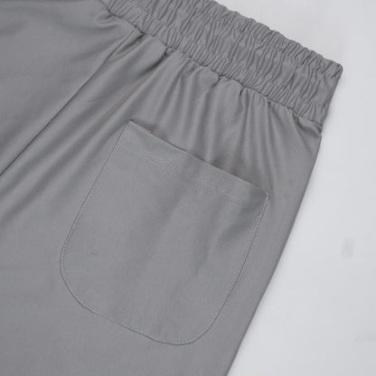 Men’s Lightweight Gray Trousers – China Nylon Straight Fit | Stylfox