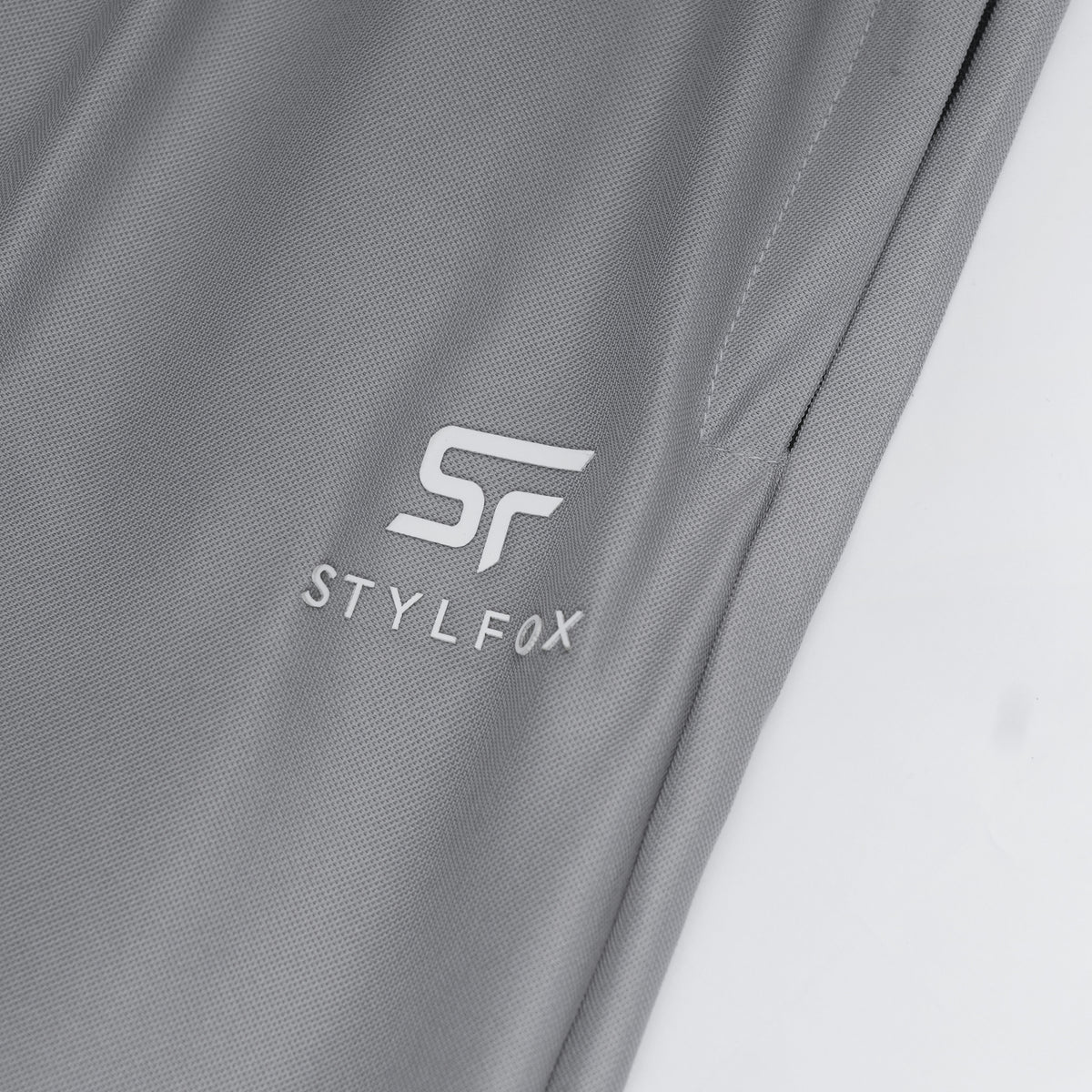 Men’s Lightweight Gray Trousers – China Nylon Straight Fit | Stylfox