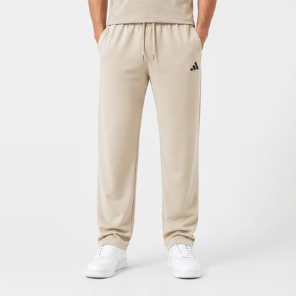 Men's Premium Straight-Leg Track Pants – Oatmeal Cream | Stylfox