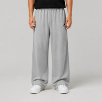 Men's Premium Baggy-Leg Track Pants – Slate Gray | Stylfox