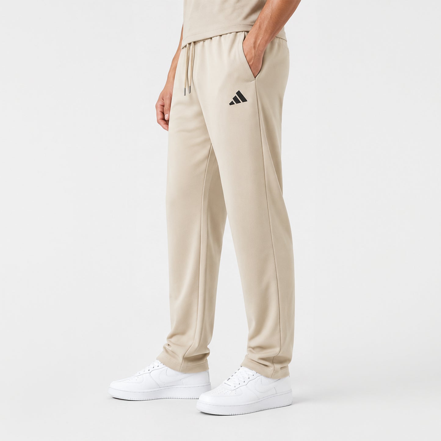 Men's Premium Straight-Leg Track Pants – Oatmeal Cream | Stylfox