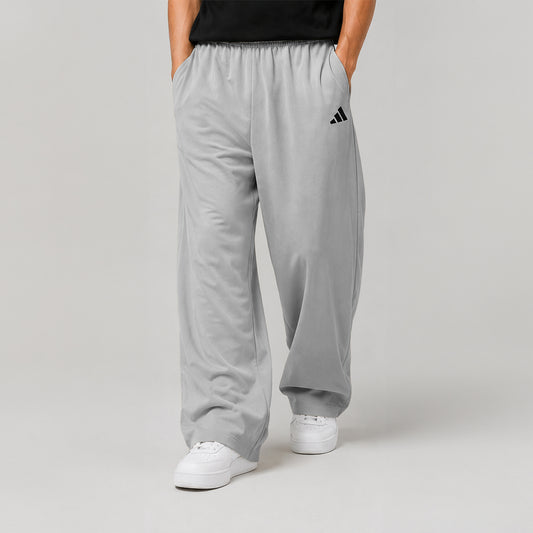Men's Premium Baggy-Leg Track Pants – Slate Gray | Stylfox