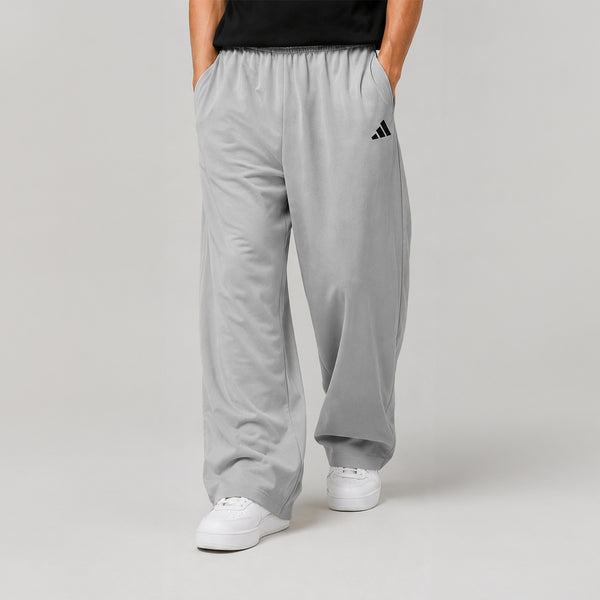 Men's Premium Baggy-Leg Track Pants – Slate Gray | Stylfox