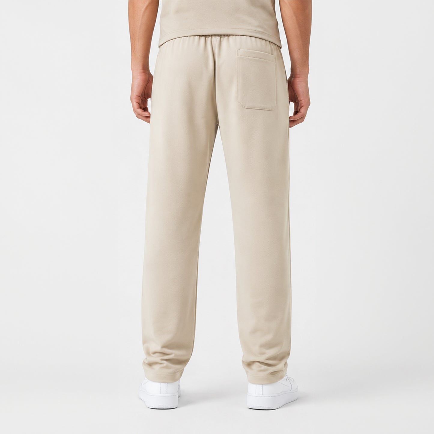 Men's Premium Straight-Leg Track Pants – Oatmeal Cream | Stylfox