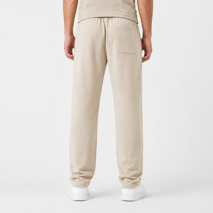 Men's Premium Straight-Leg Track Pants – Oatmeal Cream | Stylfox