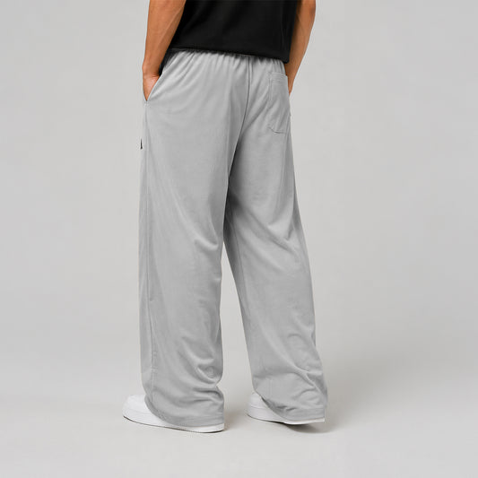 Men's Premium Baggy-Leg Track Pants – Slate Gray | Stylfox